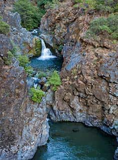 Rafting on the scenic Rogue River in Oregon