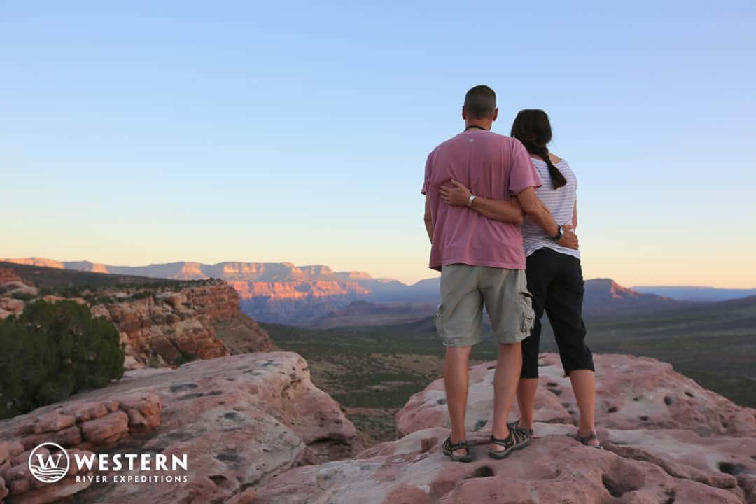 Couple at Sunset in Grand Canyon