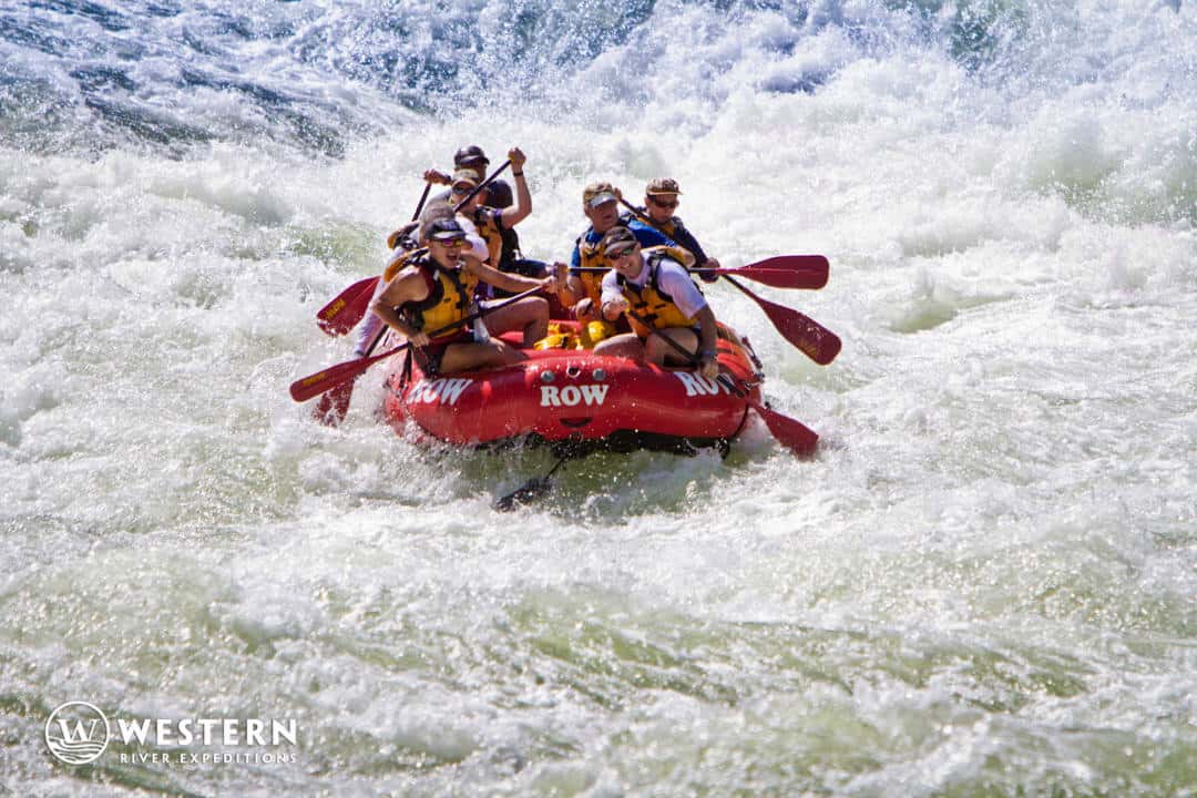 Whitewater rafting the Snake River