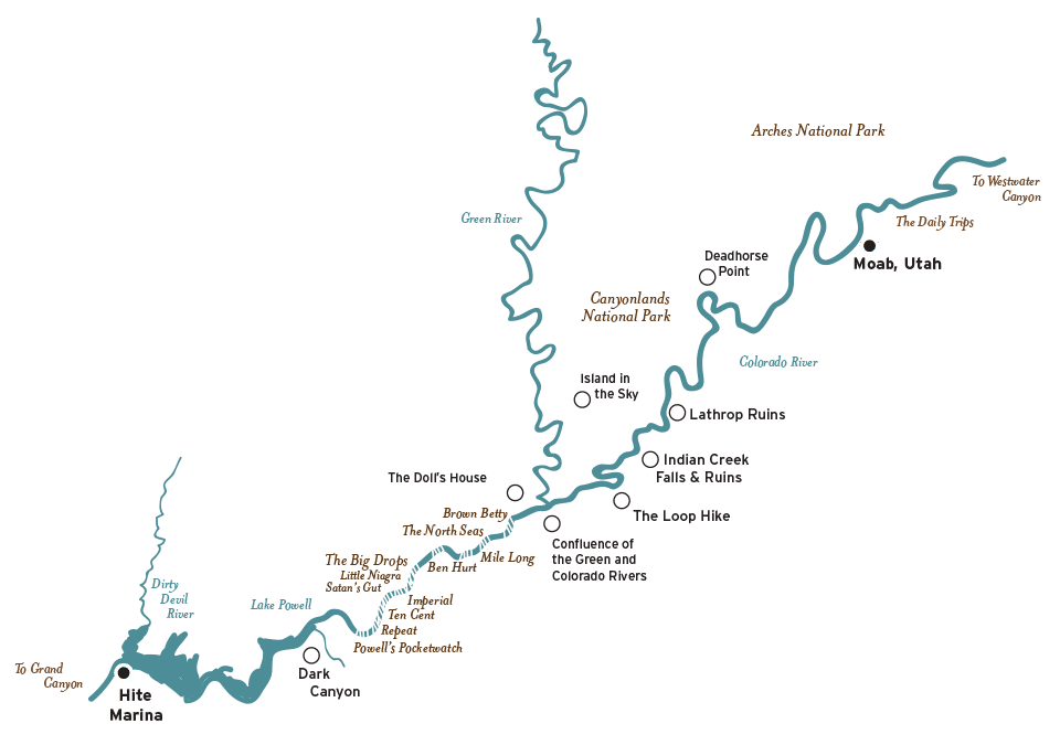 Colorado River through Cataract Canyon