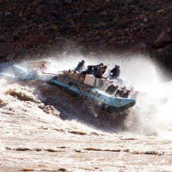 Rafts in Cataract Canyon