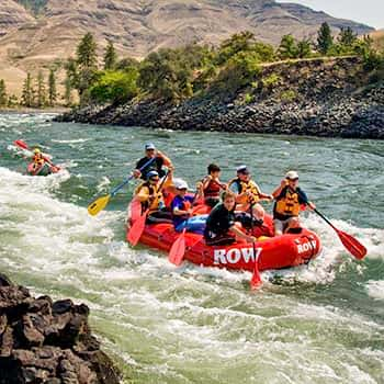 Boats on the Lower Salmon River