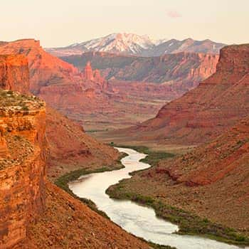 Downstream view of Colorado River