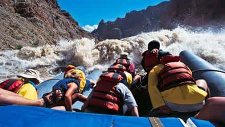 Whitewater rafting in Cataract Canyon