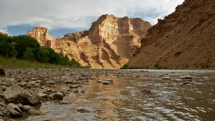 Cataract Canyon waterfall