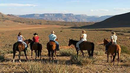 Horseback riding tour at Bar 10 Ranch