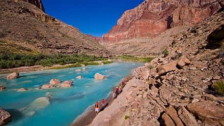 Grand Canyon Upper Little Colorado Hikers