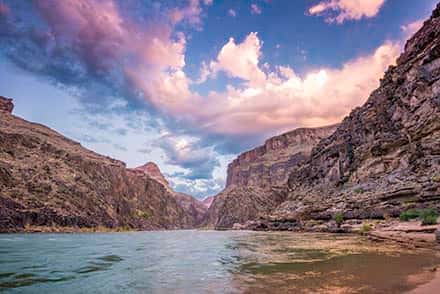 Weather conditions on the Colorado River