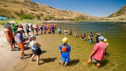 Lower Salmon River Rafting Name Games