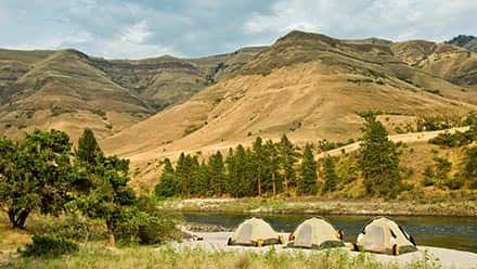 Lower Salmon River Rafting Tents