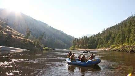 Main Salmon River Rafting Calm