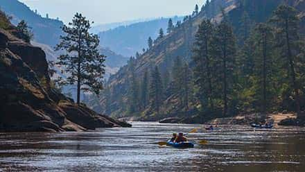 Main Salmon River Rafting Duckie Pines