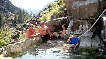 Main Salmon River Rafting Hot Springs