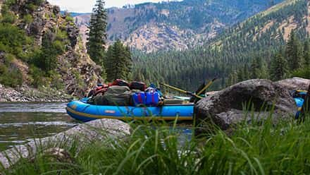 Main Salmon River Rafting Raft