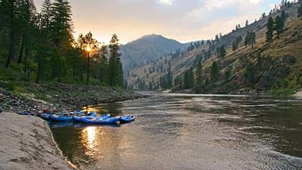 Main Salmon River Rafting Sunset Rafts 2