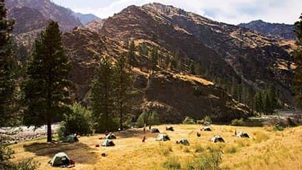Middle Fork Salmon River Rafting Camp 2
