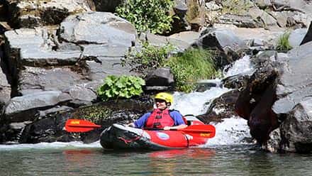 Rogue River Rafting Duckie Waterfall