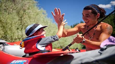 Rogue River Rafting Guide High Five