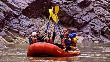 Westwater Canyon Rafting Paddle High Five
