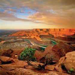 Colorado River approaches Canyonlands National Park