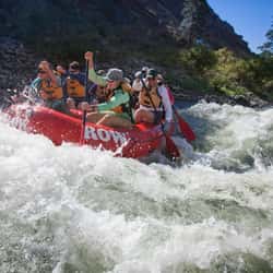 Rapids on the Snake River through Hell's Canyon