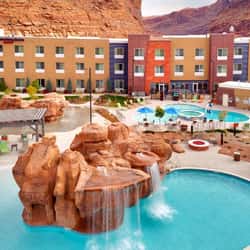 Marriott SpringHill Suites Pool is home base for the Southwest Sampler trip