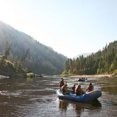 Main Salmon River Rafting Calm