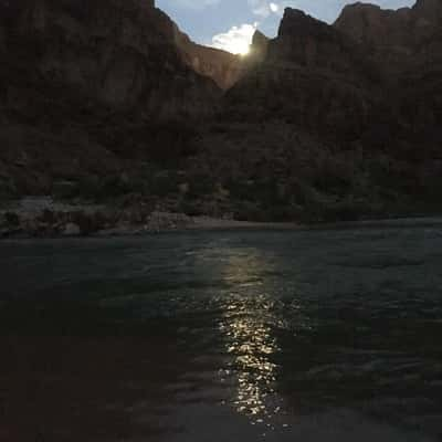 Rising Moon Grand Canyon