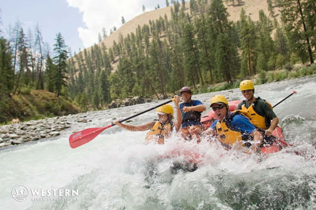 Whitewater rafting on the Middle Fork