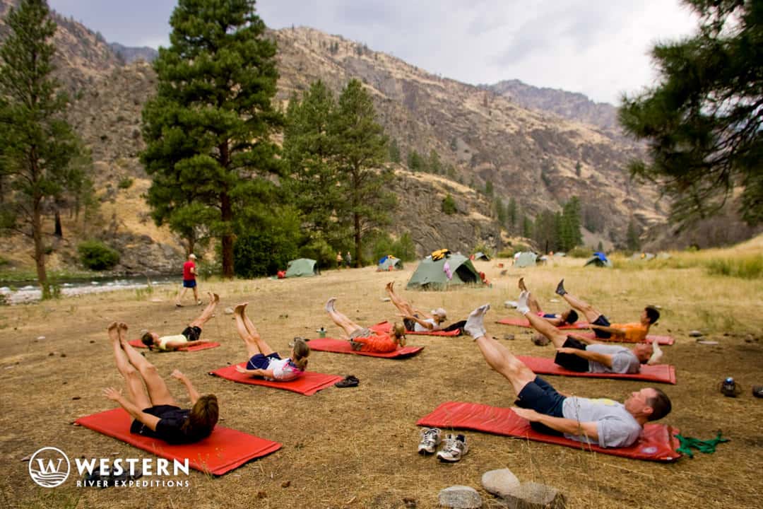 Camp Yoga on the Middle Fork