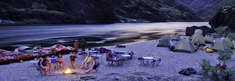 Lower Salmon River Rafting Camp Night