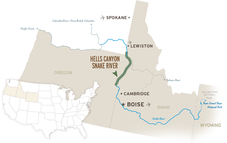 Snake River Map Overview