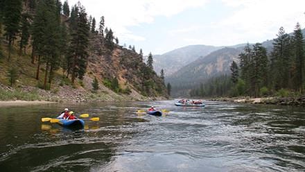 Main Salmon River Rafting Duckies