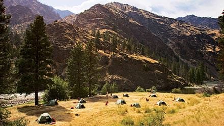 Middle Fork Salmon River Rafting Camp 2