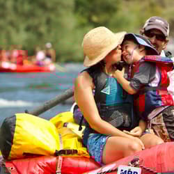 Rafting on the Rogue River in Oregon