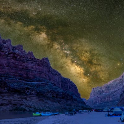 Ccataract Canyon Campsites at Night 2
