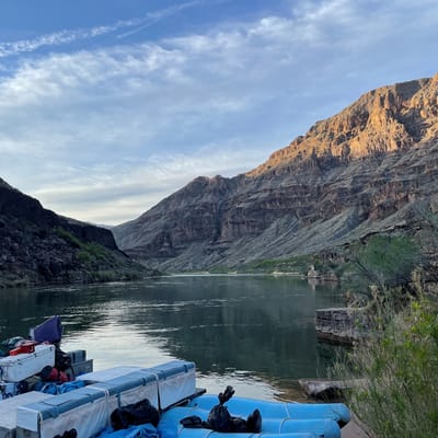 Grand Canyon Camp Near Separation Canyon
