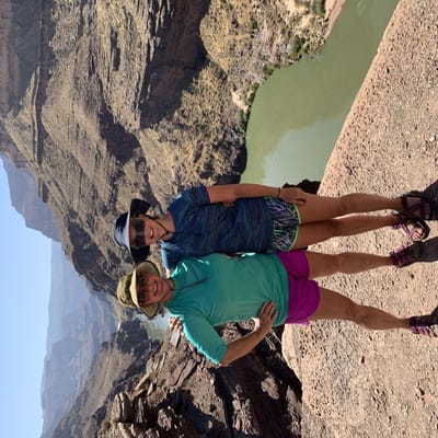 Ladies Overlooking Grand Canyon