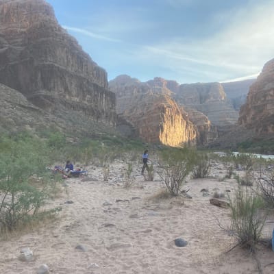 Sun Rising in the Canyon