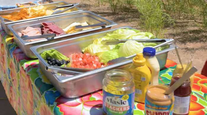 Lunch Spread Western River Expeditions
