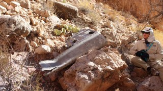 Piece of the Twa Airplane Involved in the Tragic 1956 Collision Over the Grand Canyon