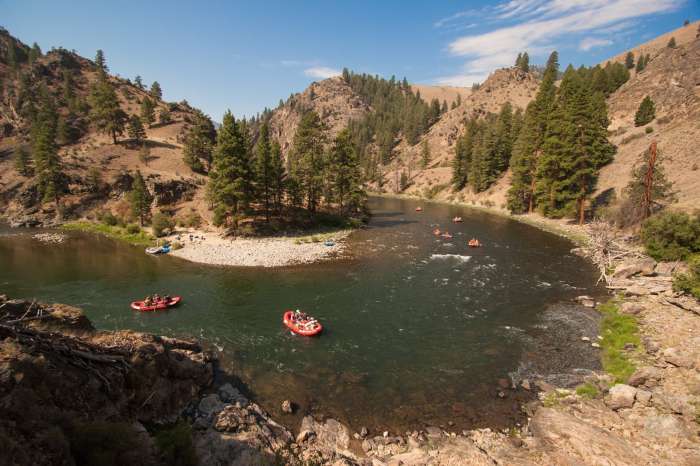 Middle Fork Salmon River Rafting S Curve