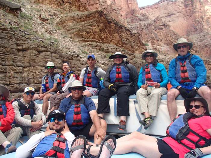 Grand Canyon Group Relaxing