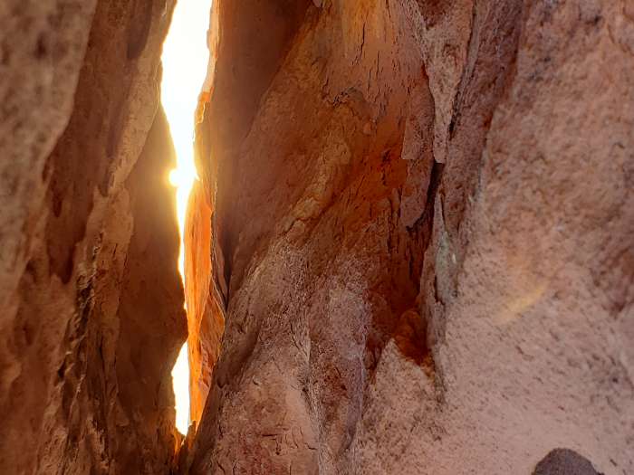 Sun Through Canyon