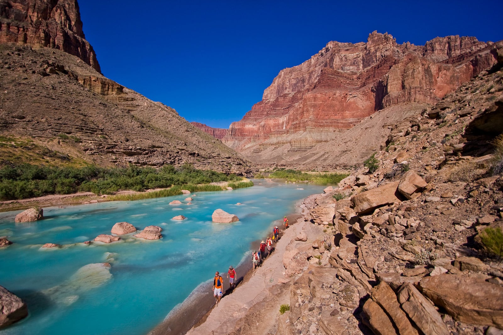 Grand Canyon River Map Mile 0 to 188