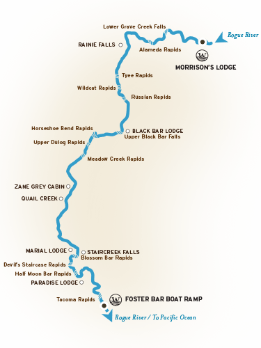 Rogue River Map