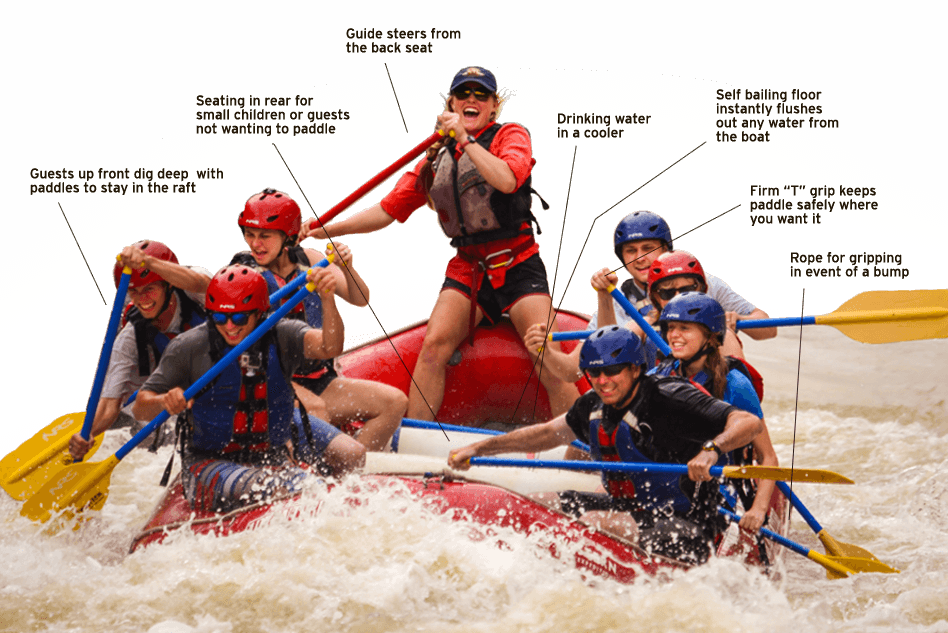 Paddle rafts are used on the Snake River in Hell's Canyon